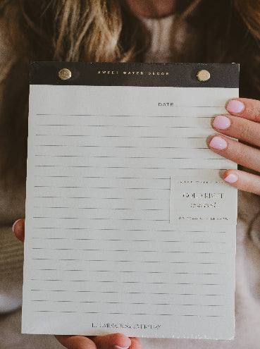Gold Rivet Basic Notepad
