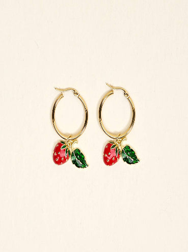 Signature Hoop Earrings-Berrylicious