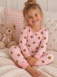 Pink Teddy Picnic 2-Piece Set