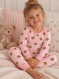 Pink Teddy Picnic 2-Piece Set