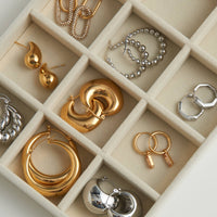 Waterproof Charm Hoop Earring Trio