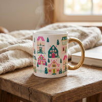 Pink Pine Village 11oz Ceramic Mug