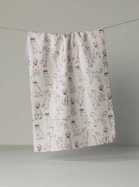 Doodle Daze Tea Towel