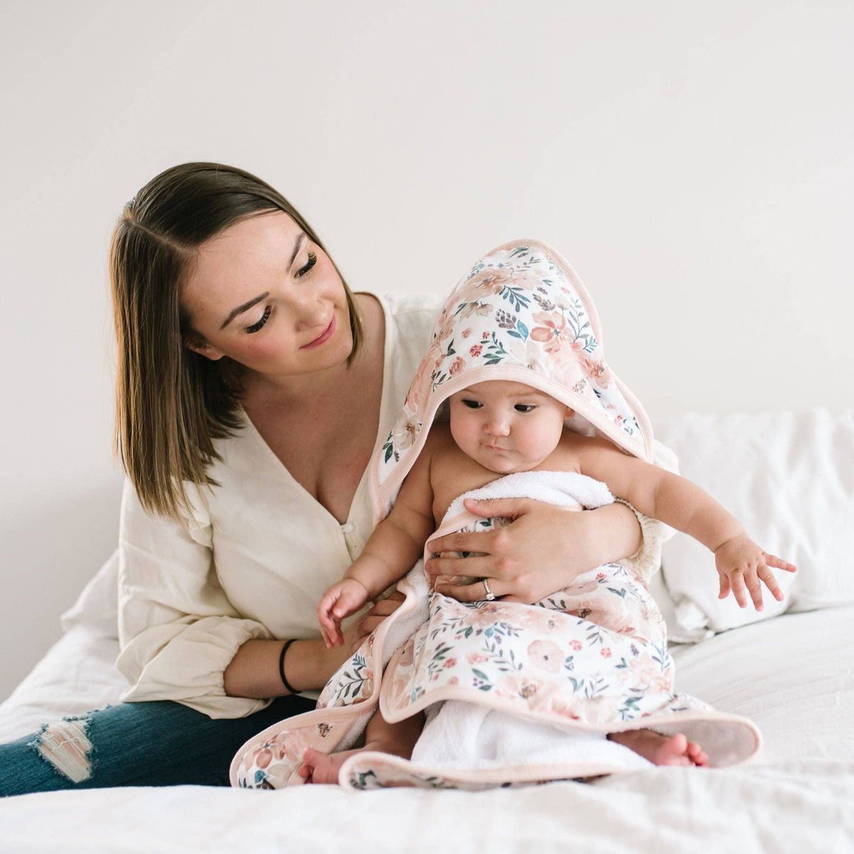 Premium Baby Knit Hooded Towel - Autumn
