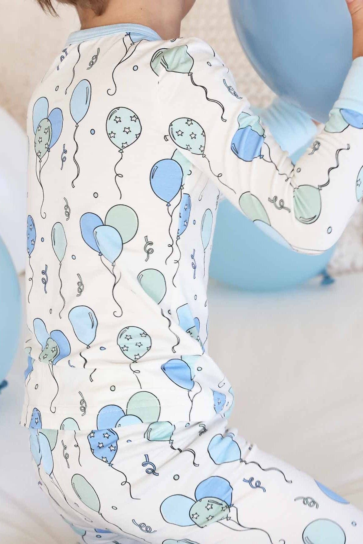 Blue Party Time Pajama
