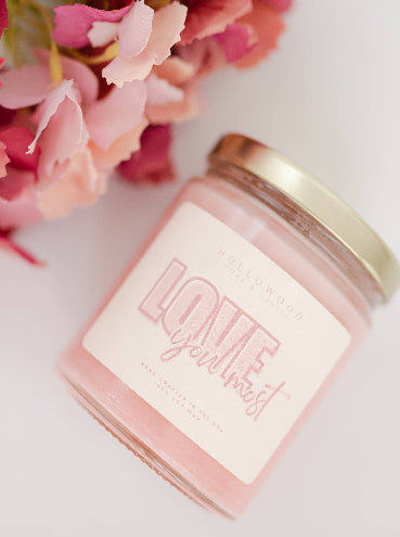Love you most Candle