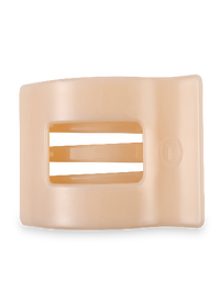 Flat Rectangle Hair Clip | Large | Almond Beige