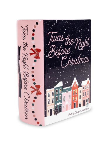 Twas the Night Book Vase