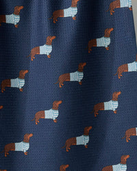 Coastal Dachshund Tea Towel