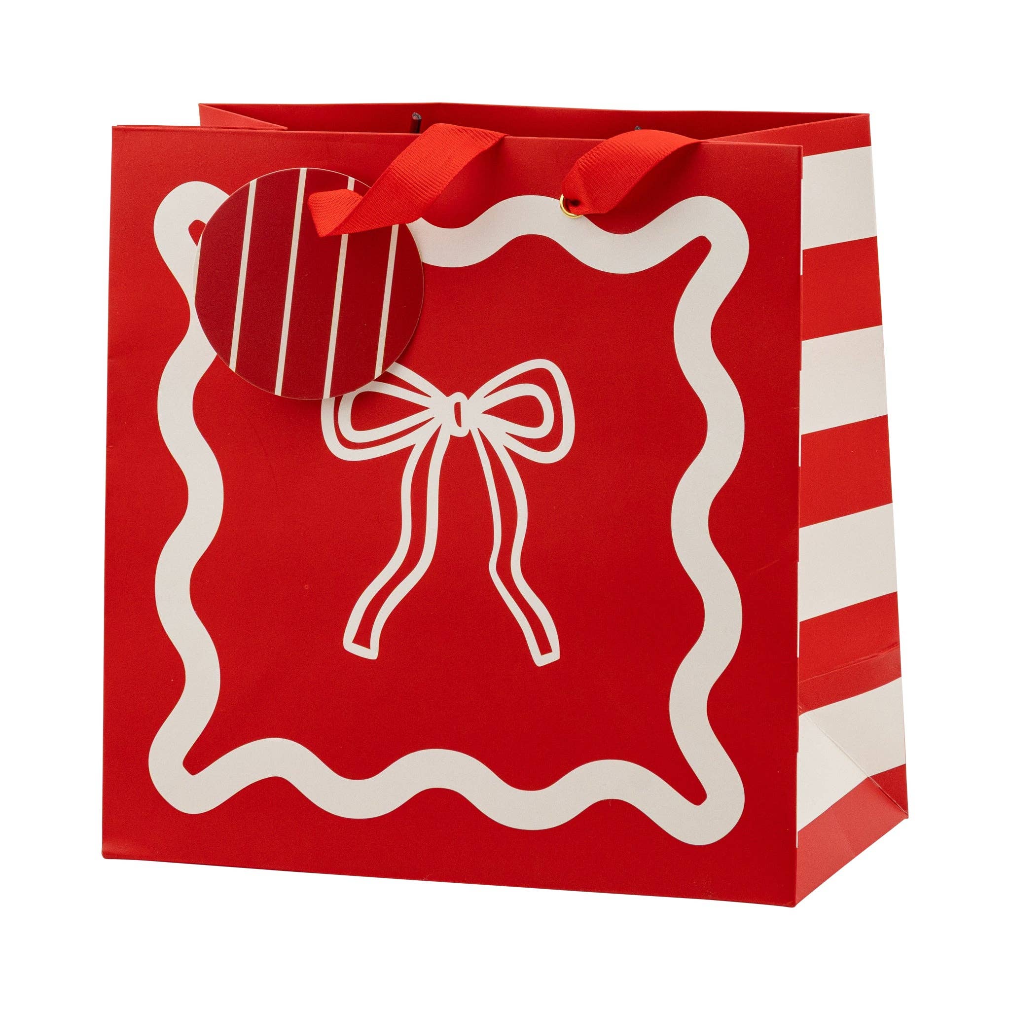 Christmas Bows Gift Bag Set