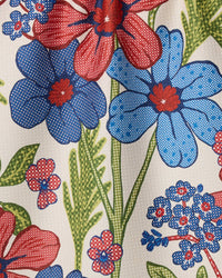 Plaid Floral Tea Towel