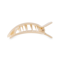 Square Flat Hair Clip | Medium | Almond Beige