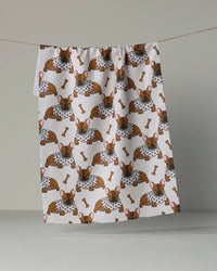 Frenchie Fun Tea Towel