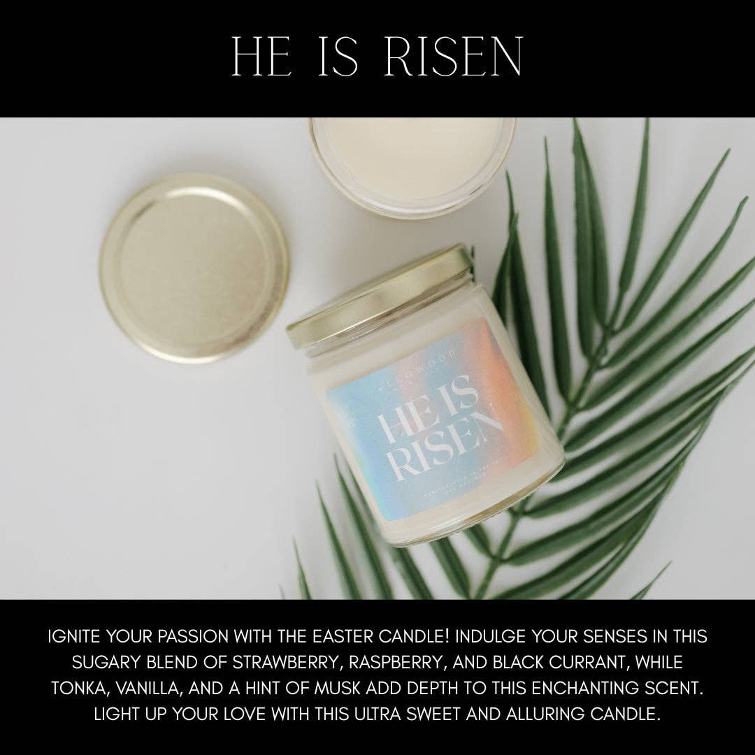 He is Risen | Easter Candle