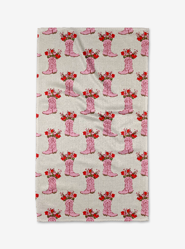 Cowgirl Boots Tea Towel