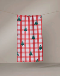 Christmas Pines Mini Towel