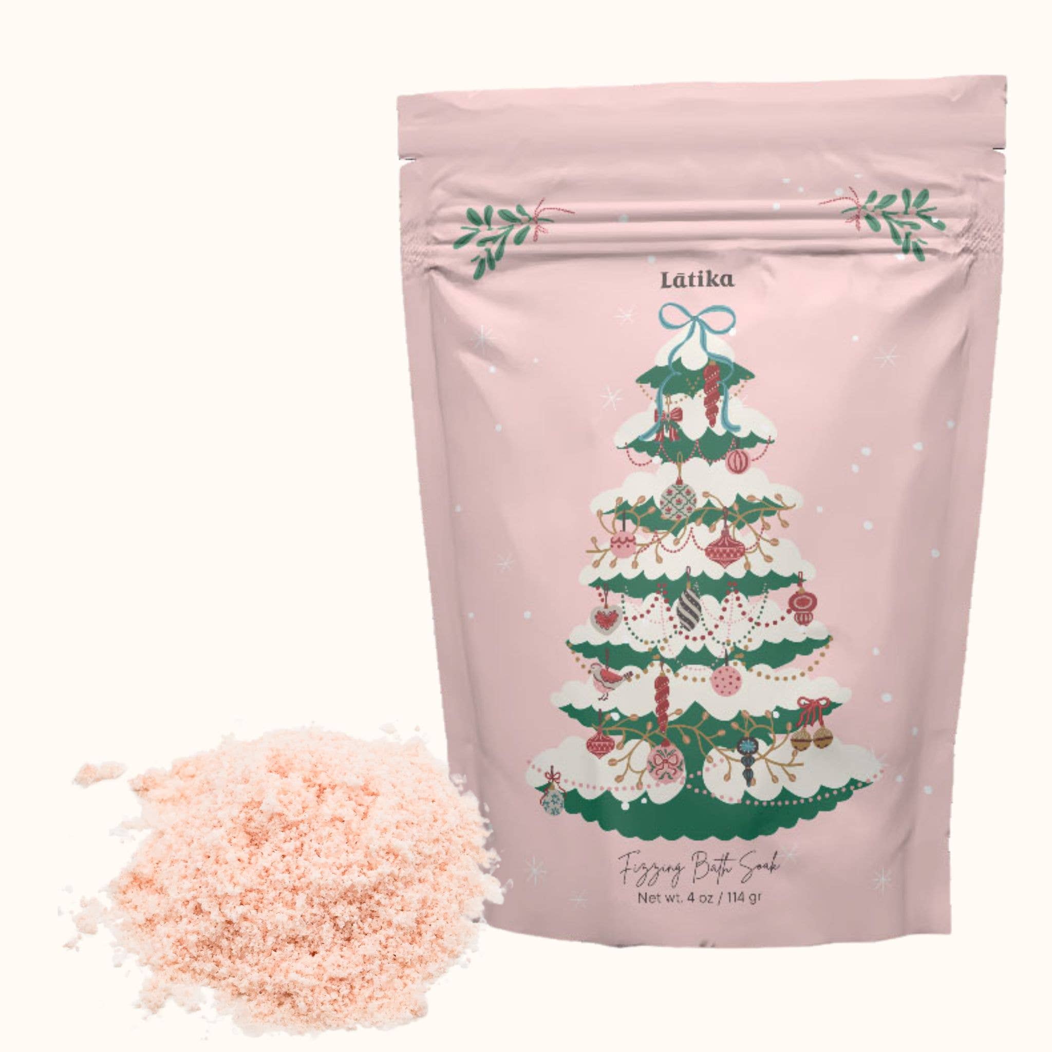 Pink Christmas Tree Soak