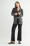 Black Willow Waffle Jacket