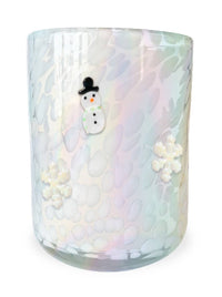 Snowman Icon Candle - 12oz