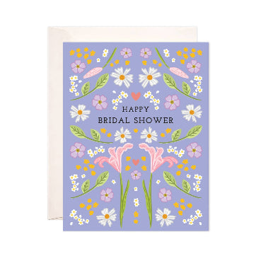 Lilac Bridal Card