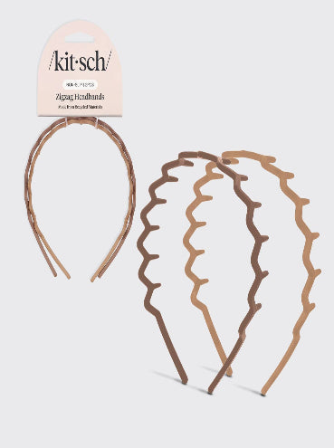 Zig Zag Headbands - Neutral