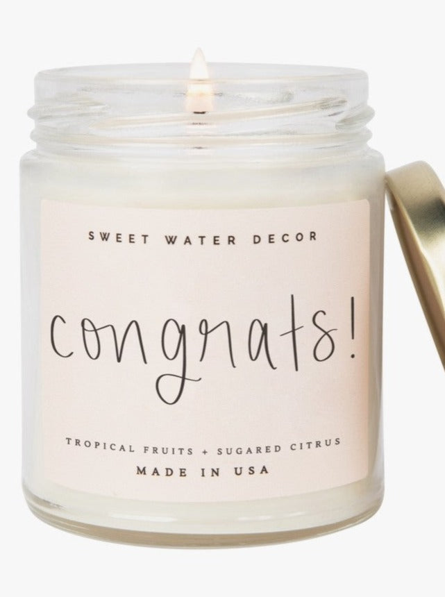 Congratulations Candle