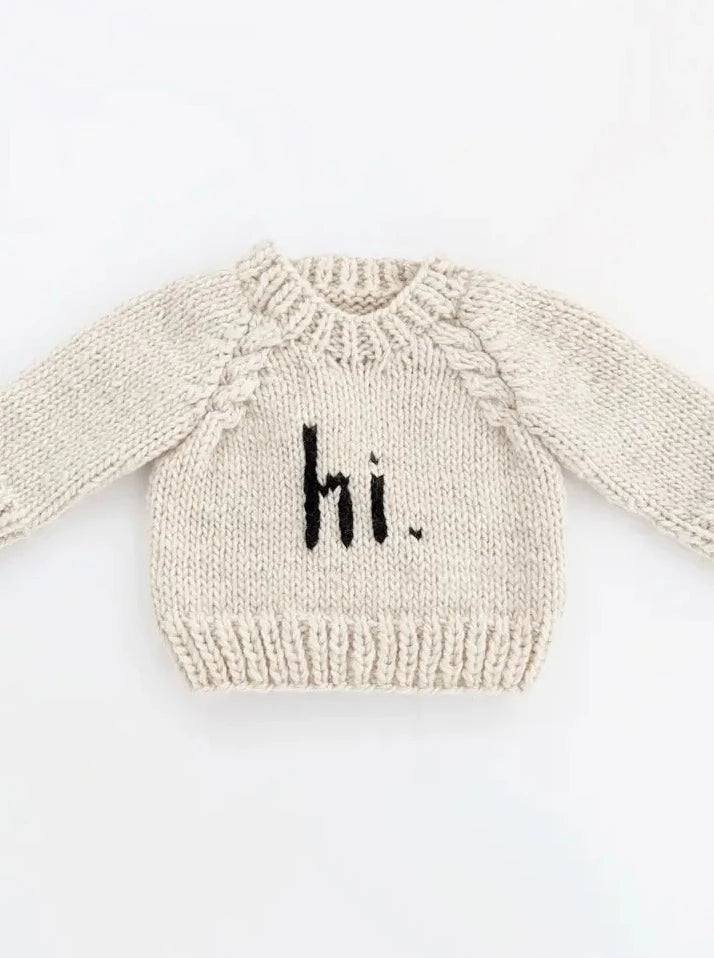 Hi Baby Knit Sweater