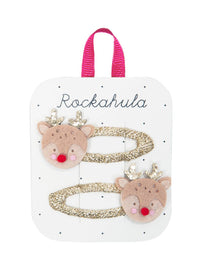Little Reindeer Hair Clips