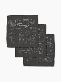 Good Morning Coffee Dishcloth Set
