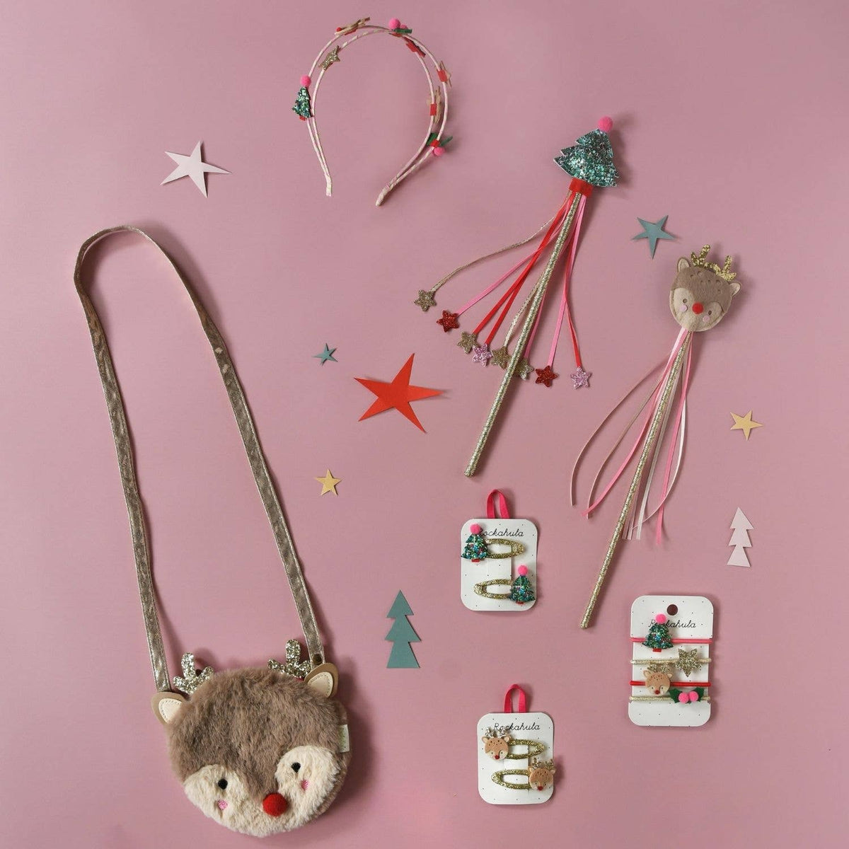 Little Reindeer Hair Clips