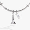 Bridal Gown Charm Bangle