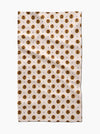 Artisanal Floral Cream Tea Towel
