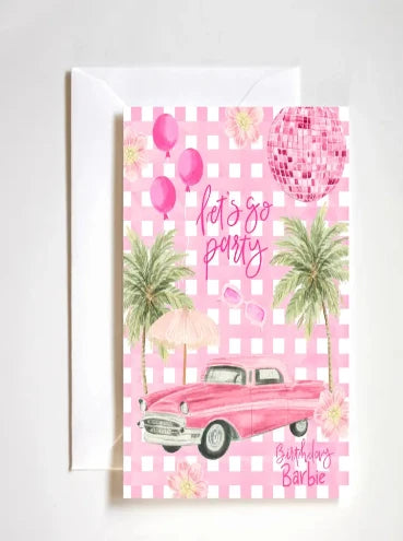 Barbie Birthday Card