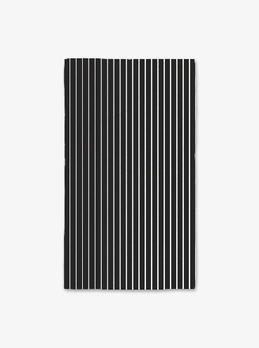 Black Linen Luxe Hand Towel