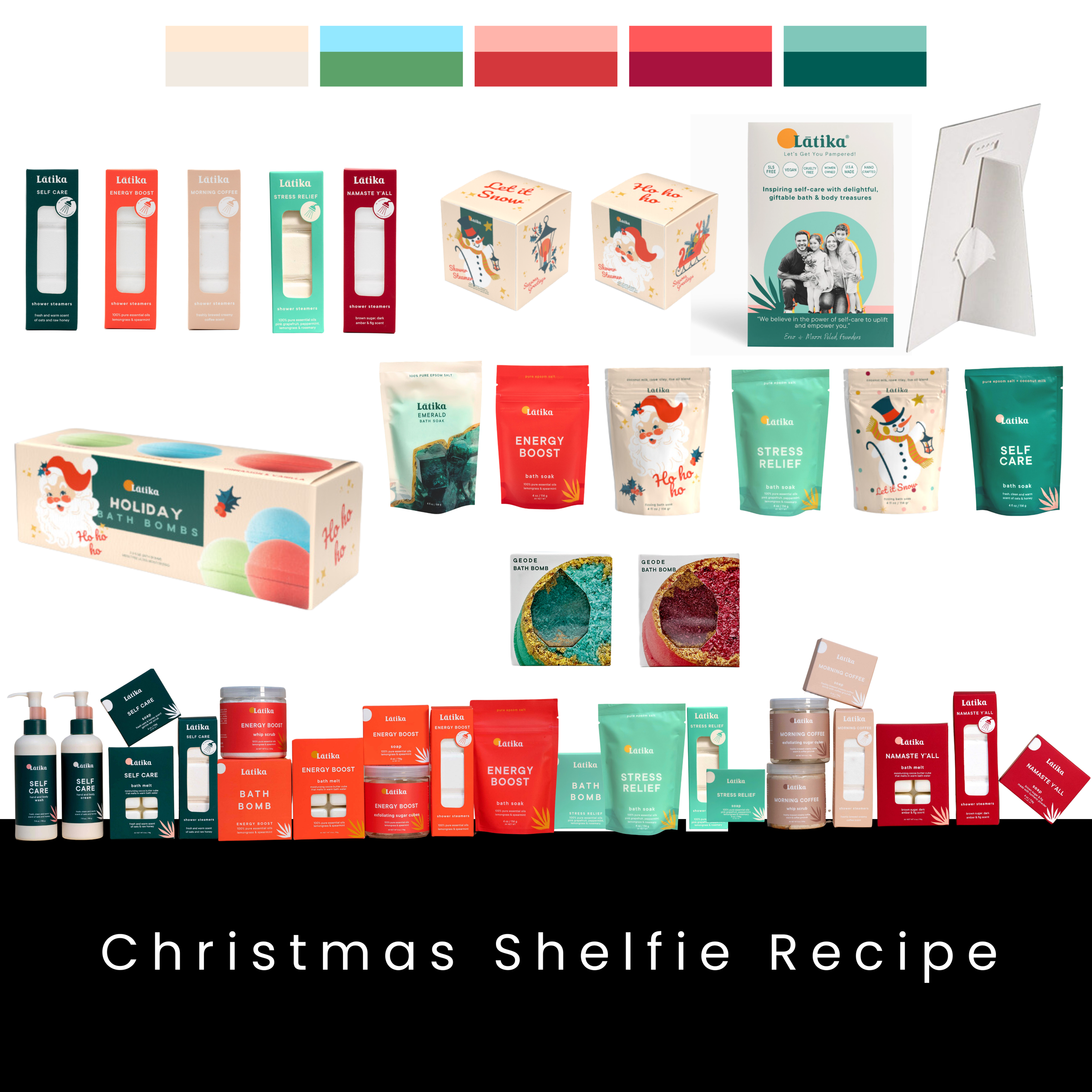 Santa Shower Steamer Cube