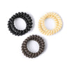 Spiraling Coil Hair Ties