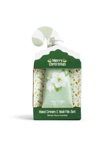 Amaryllis Wreath Hand Cream & Nail File Set