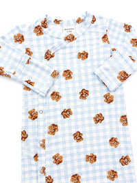 Blue Teddy Picnic Gown