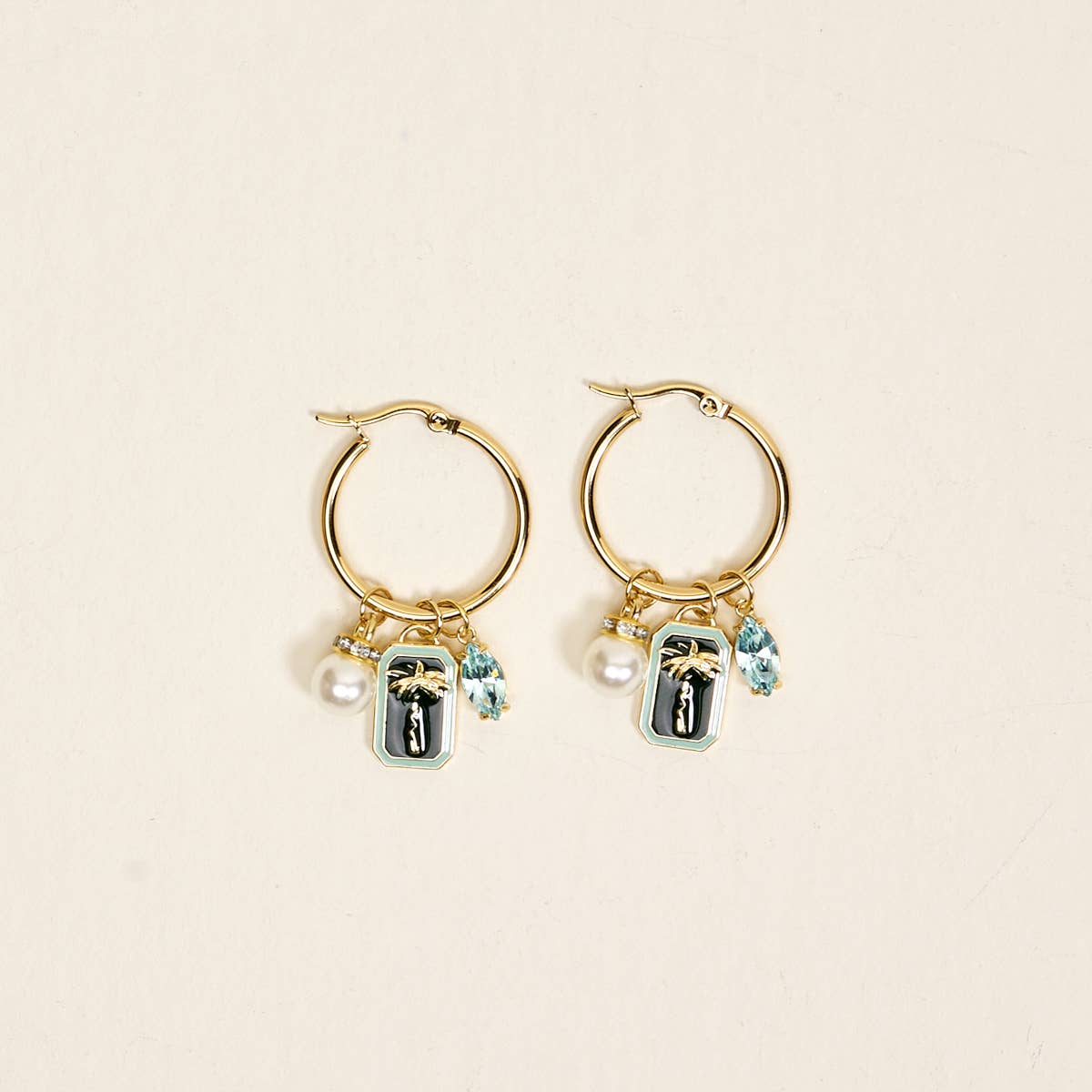 Hoop Earrings–Island Breeze