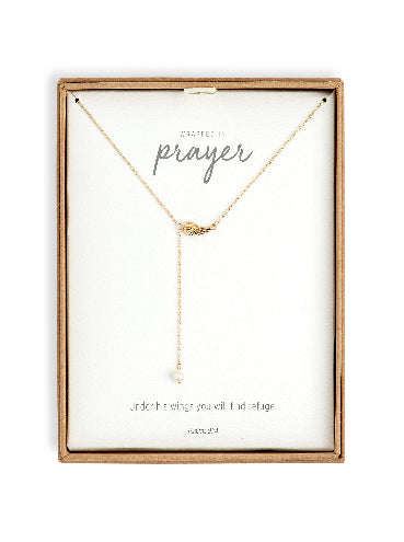Dainty Wing Necklace- Gold