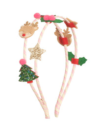 Festive Christmas Double Headband