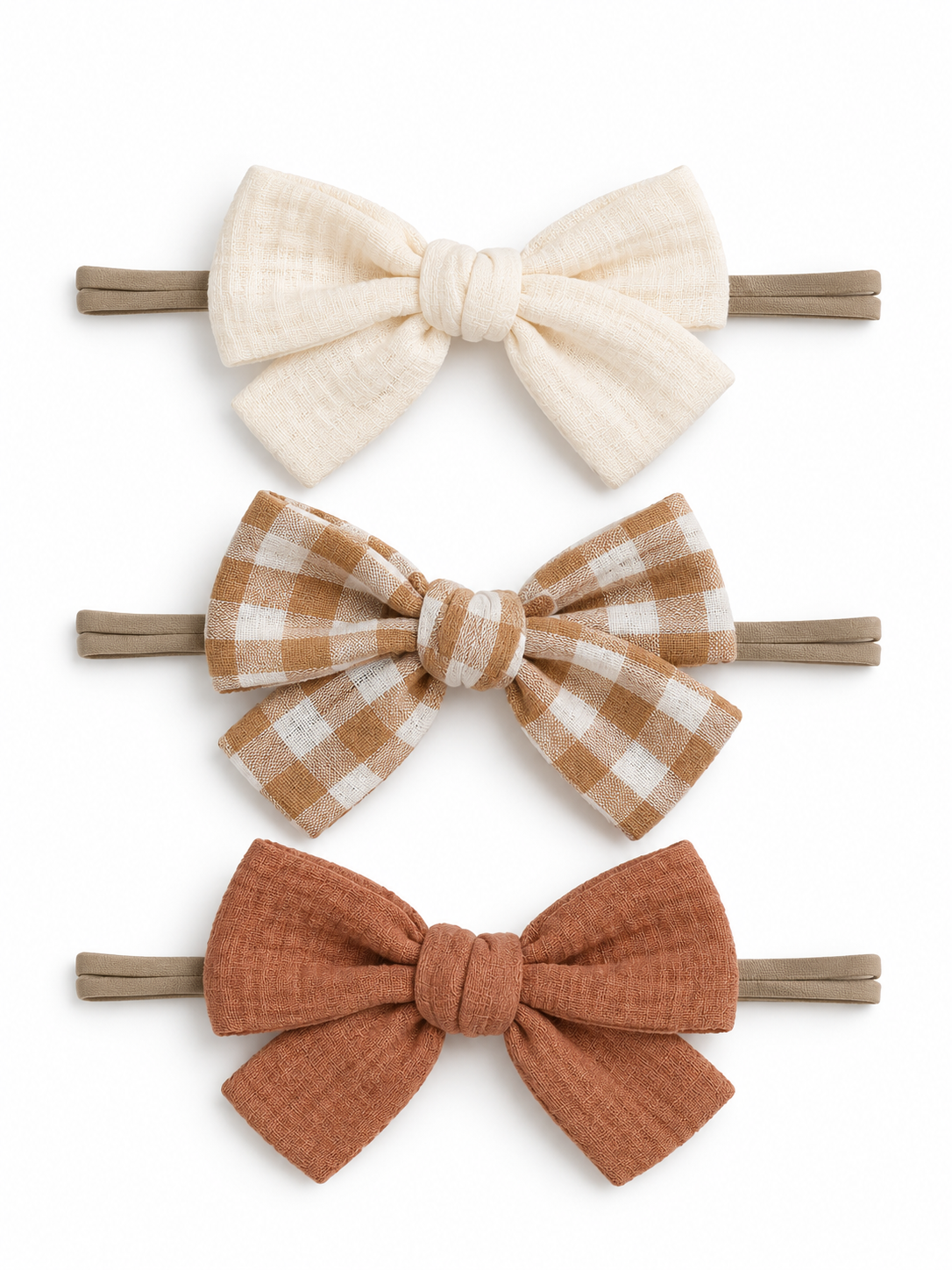 Autumn 3-Pack Nylon Bows