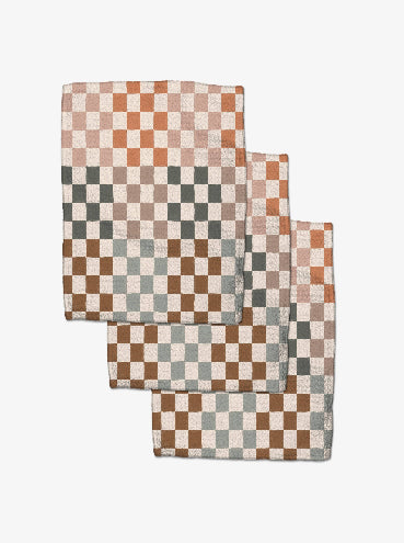 Checkers Cloth Set Autumn Checkers Dishcloth Set – Rhinestones and Roses