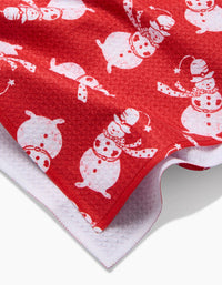 Smiley Frosty Tea Towel