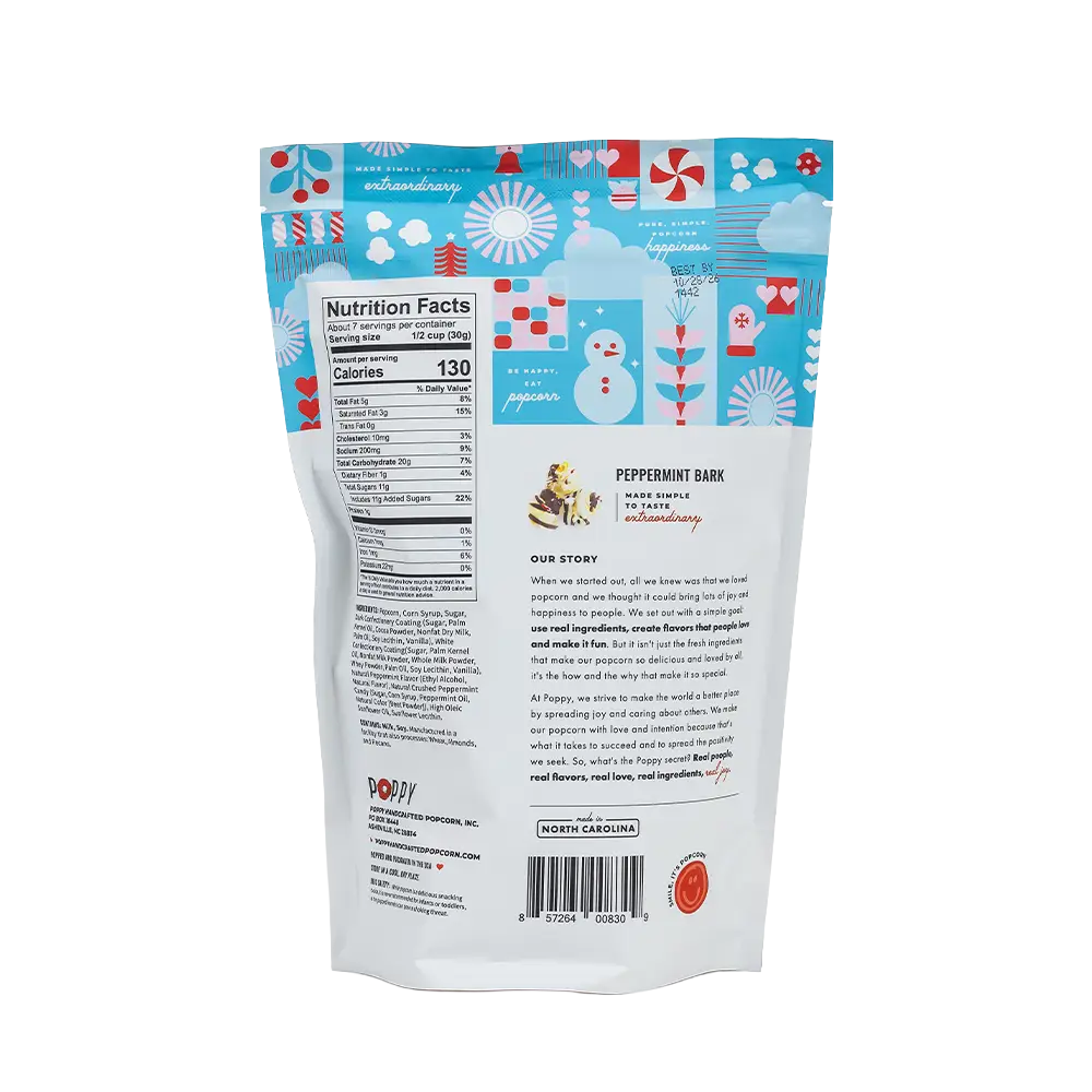Peppermint Bark Popcorn