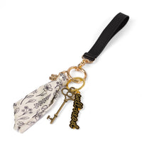 Floral Satin Keychain