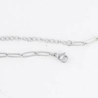 Waterproof 18" Paperclip Chain Necklace