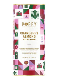 Cranberry Almond Popcorn - Holiday Cylinder