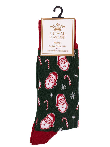 Men's Candy Cane Socks
