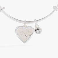 Pearl Wife Heart Bangle